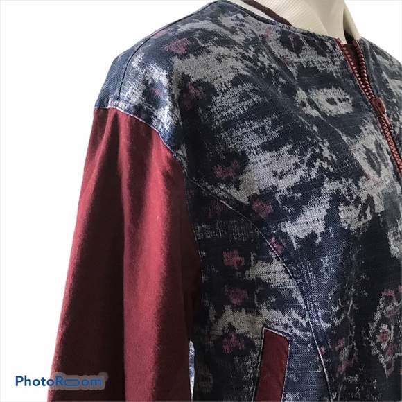 NWT, Free People Varsity of Dreams Bomber Jacket, Sz S - Picture 8 of 13